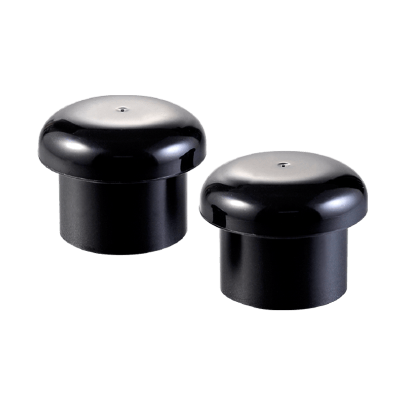 Matsort plast skruelåg