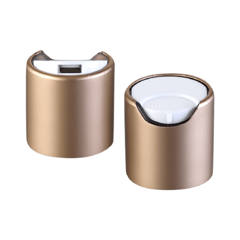 Plast roséguld skive tophætte